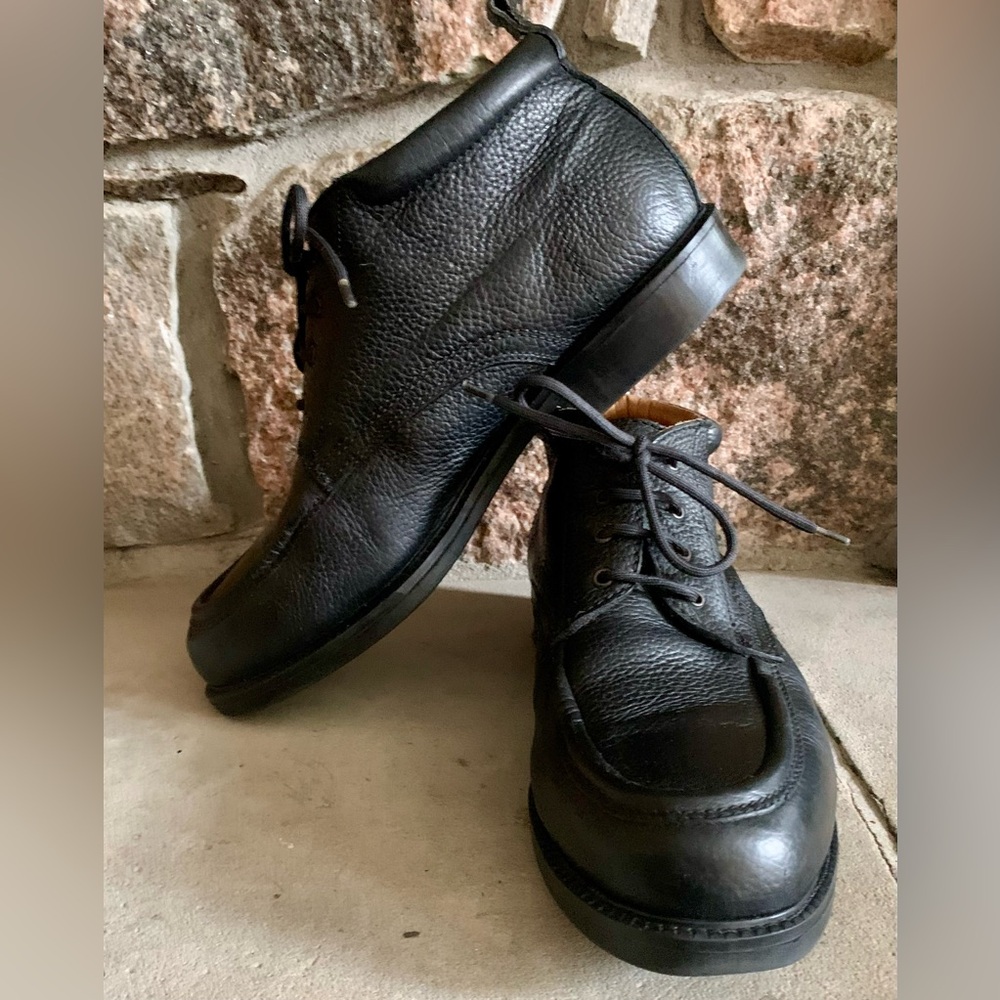 Florsheim Black Leather Men's Boots size 10